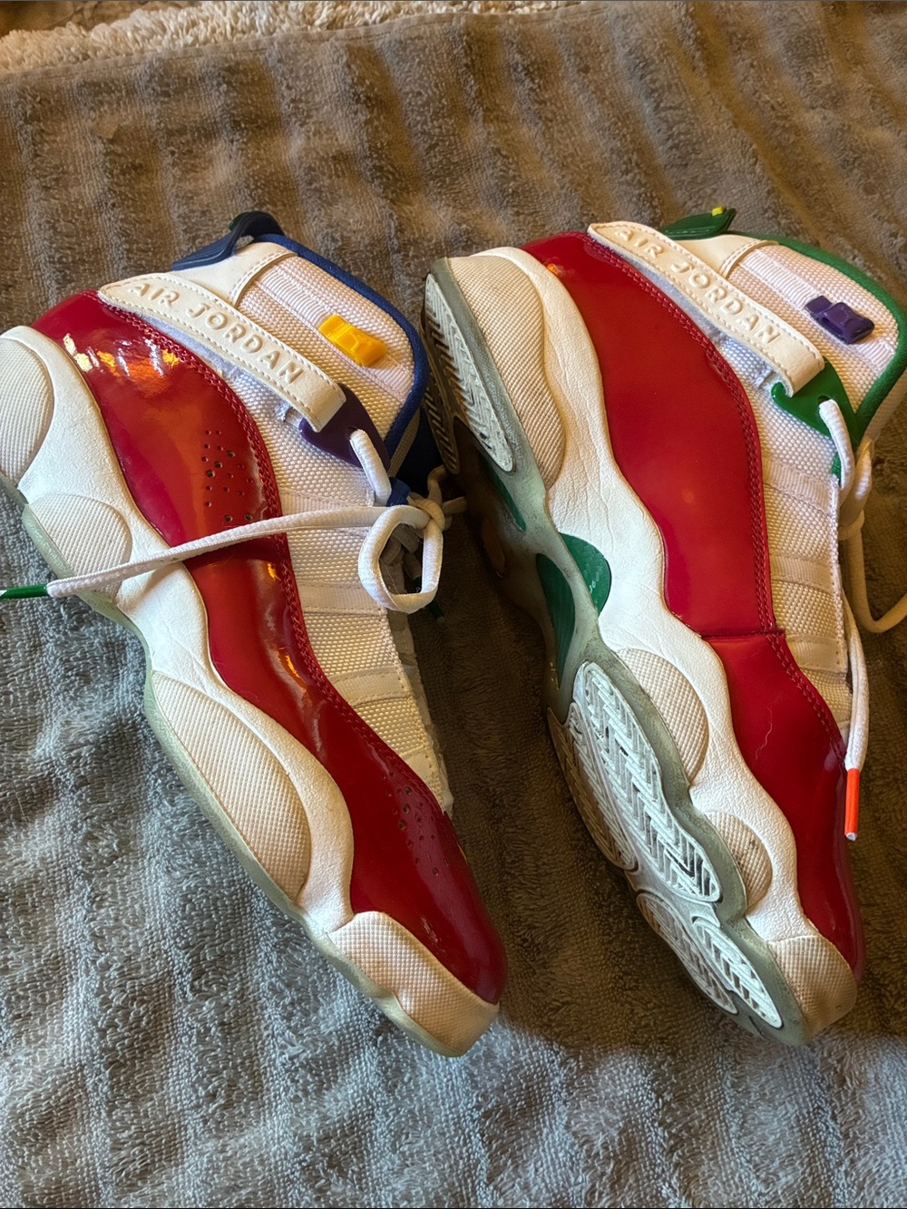 Air Jordan Kids Multi Color 6 Ring 7Y - Picture 3 of 7
